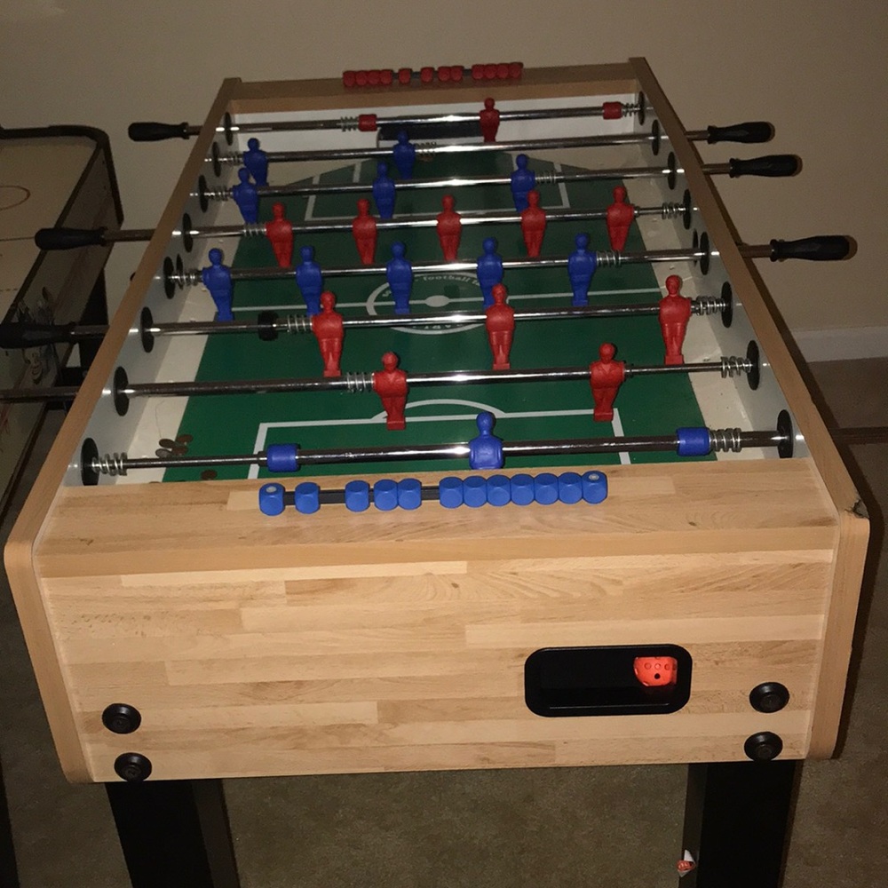 Fooseball tabel